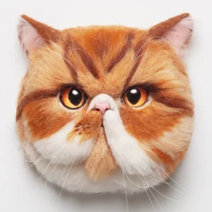 DIY Needle Felted Exotic Shorthair Cat Kit