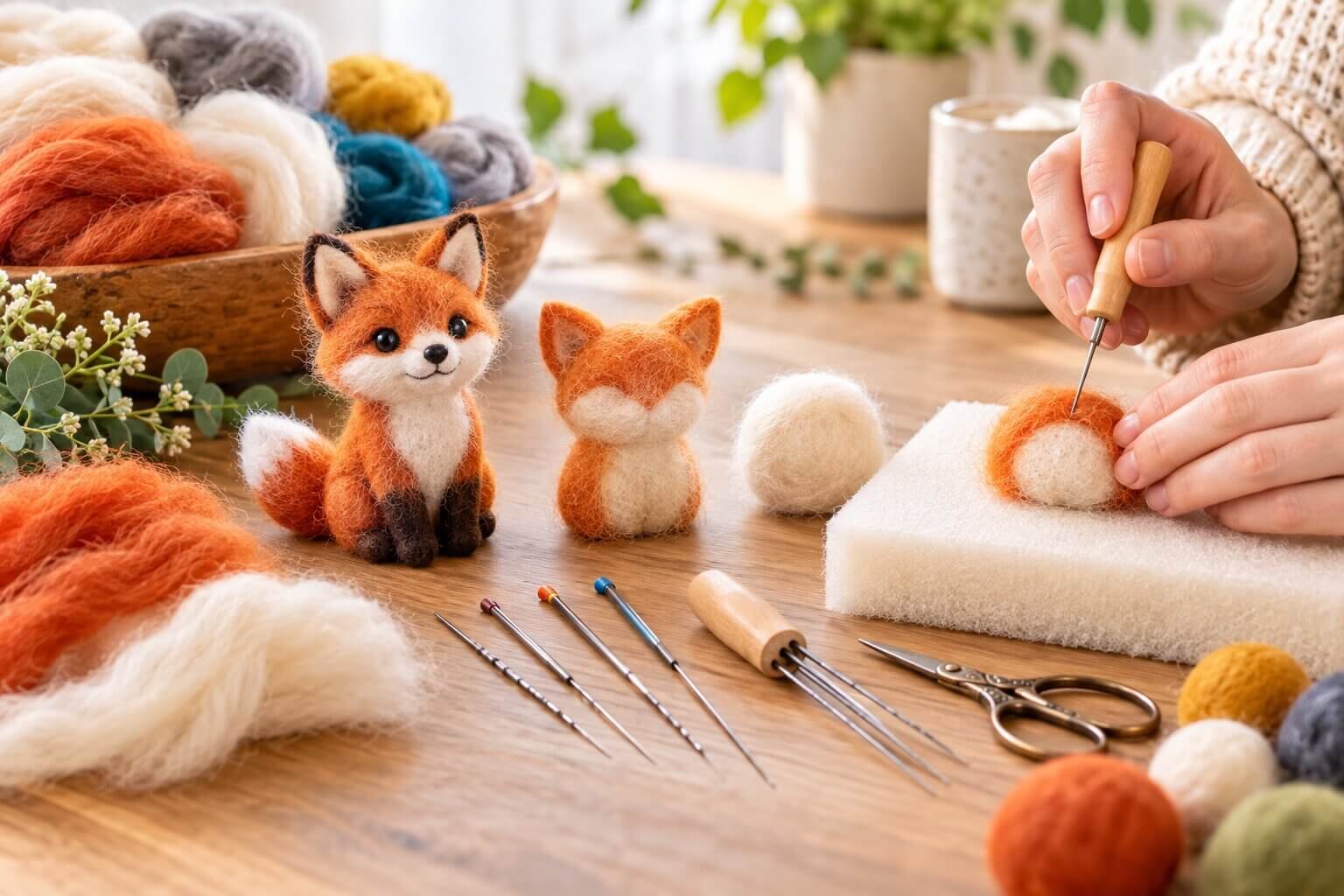 How Does Needle Felting Work?
