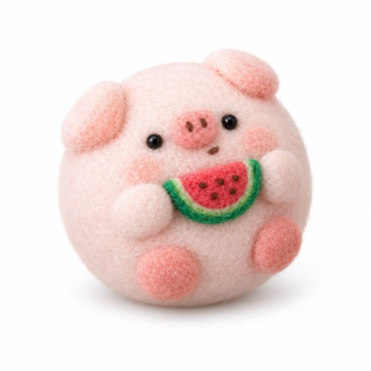Chubby Animal Needle Felting Starter Kit 9