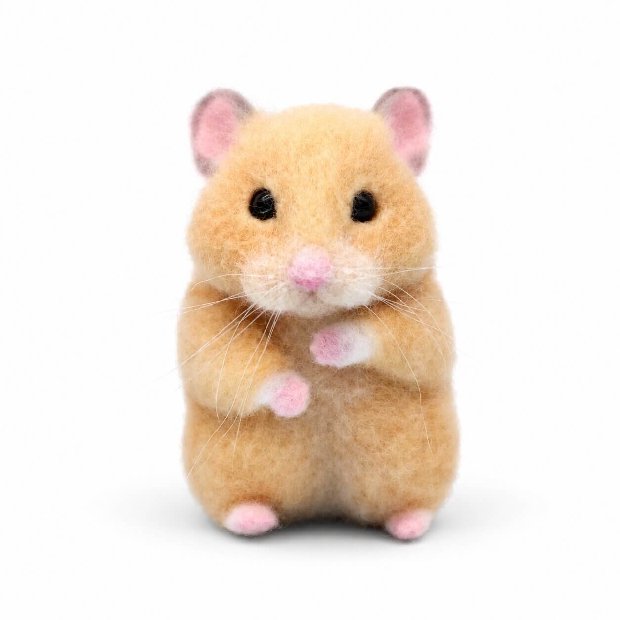 DIY Hamster Needle Felting Kit for Beginners