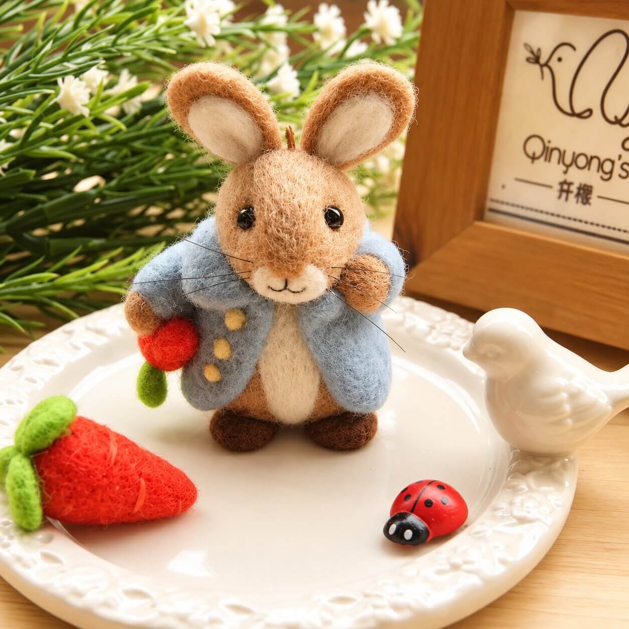 DIY Peter Rabbit Needle Felting Kit - Beatrix Potter Craft Kit