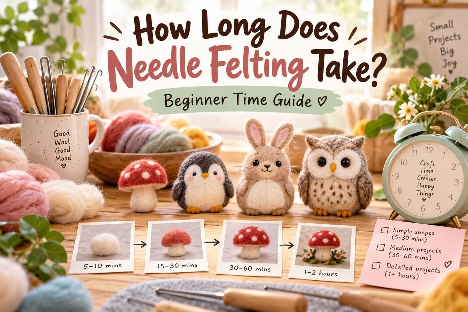 How Long Does Needle Felting Take?