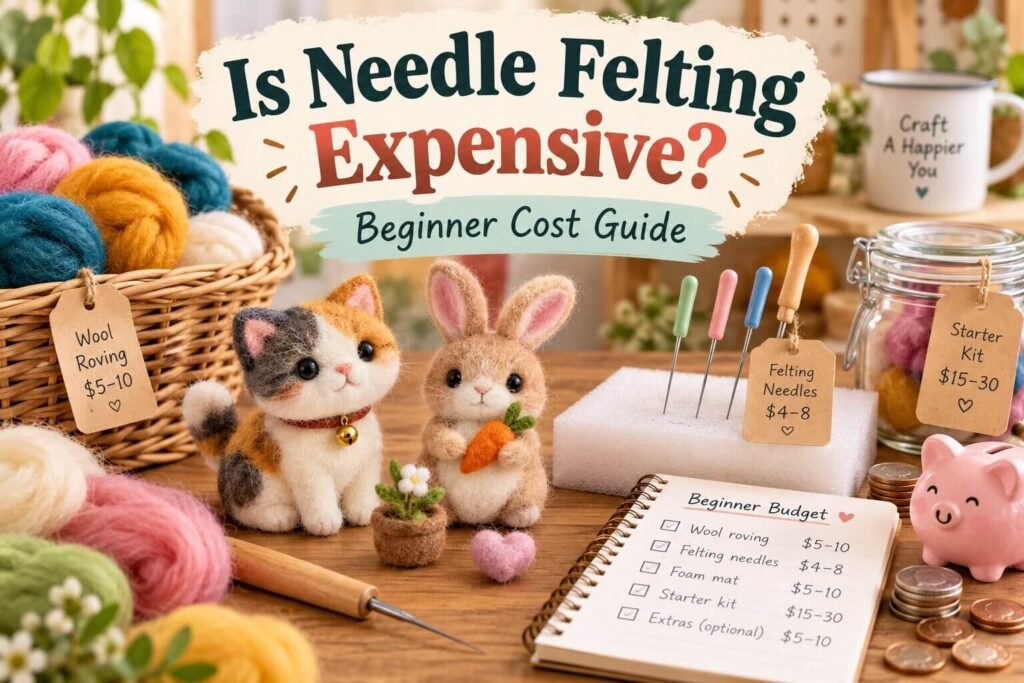 Is needle felting expensive