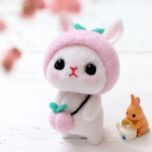 Cute Shiba Inu Needle Felting Kit - DIY Handmade Wool Felting Craft Kit