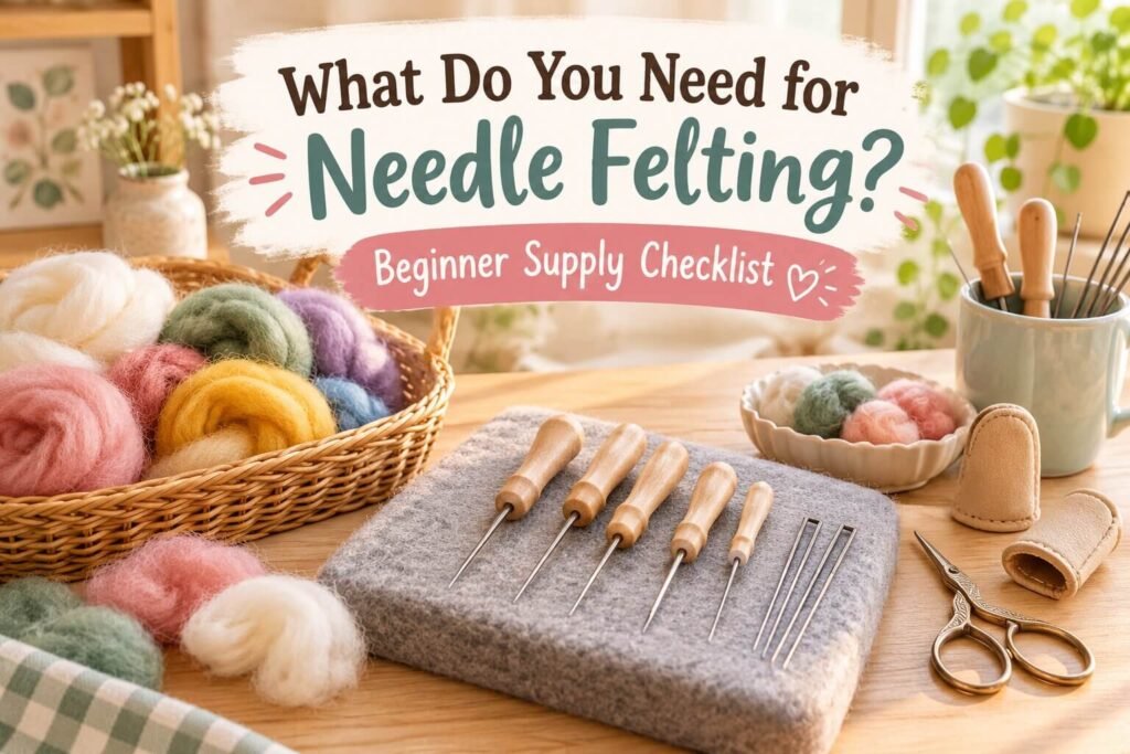 What Do You Need for Needle Felting? Beginner Supply Checklist