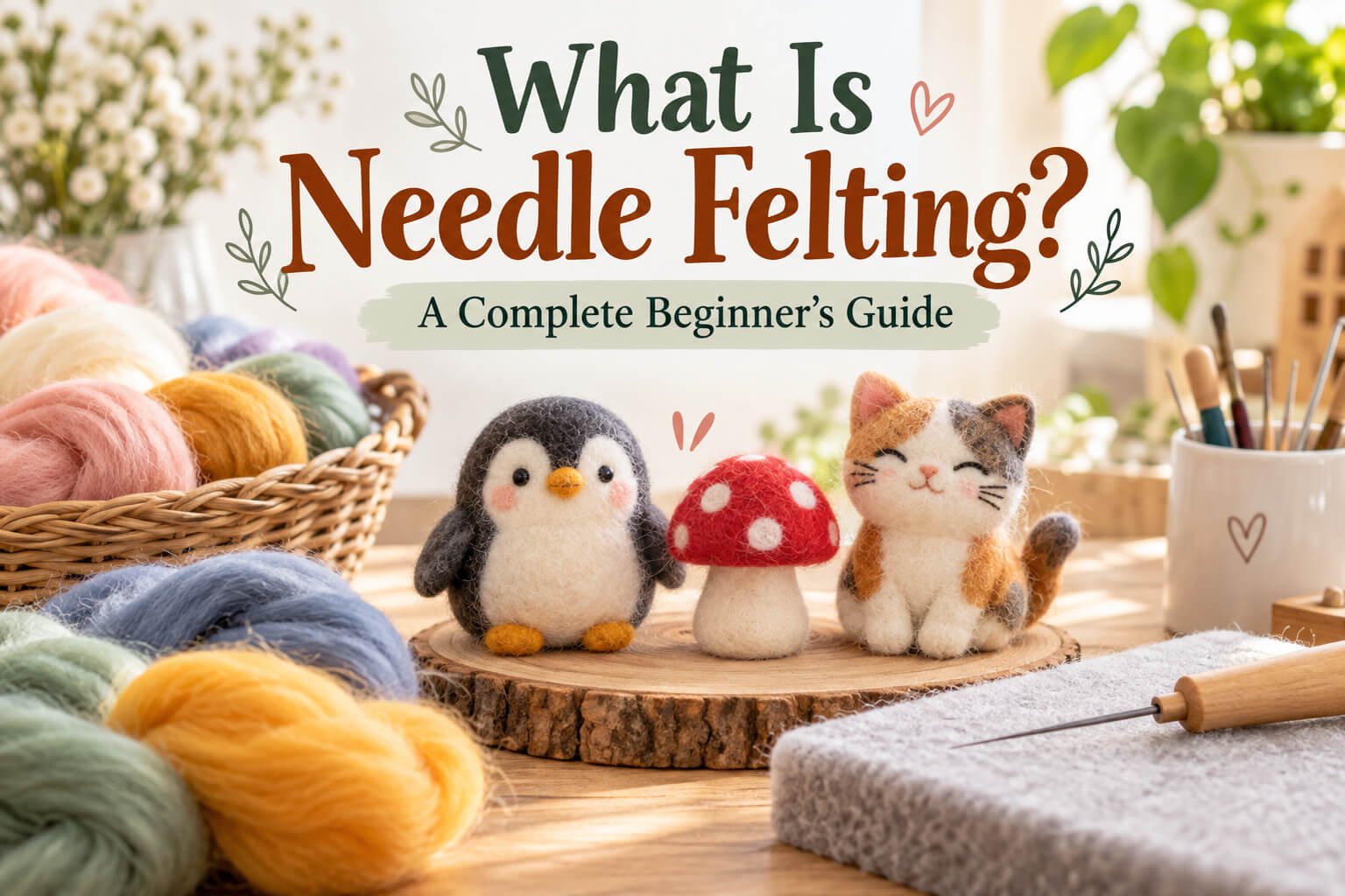 What Is Needle Felting? A Complete Beginner’s Guide